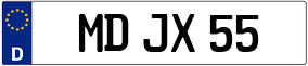 Truck License Plate